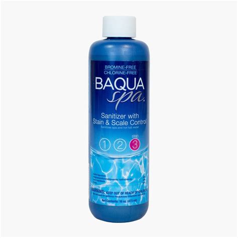 Baqua Spa Sanitizer with Stain & Scale Control 16 oz. 88865