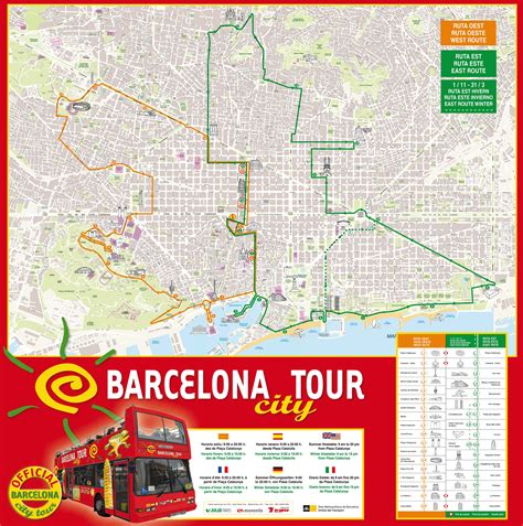 Barcelona Hop On Hop Off Double Decker Bus City Tour ...