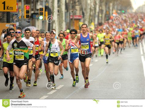 Barcelona Marathon Editorial Image   Image: 29917525