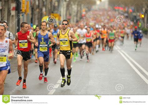 Barcelona Marathon Editorial Stock Photo   Image: 29917528