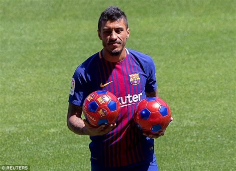 Barcelona news: Paulinho unveiled at Nou Camp | Daily Mail ...