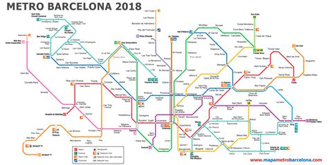 Barcelona Subway Map | threeblindants.com