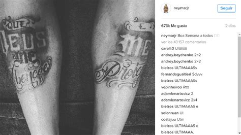 Barcelona: The meaning of Neymar s new tattoos   AS.com
