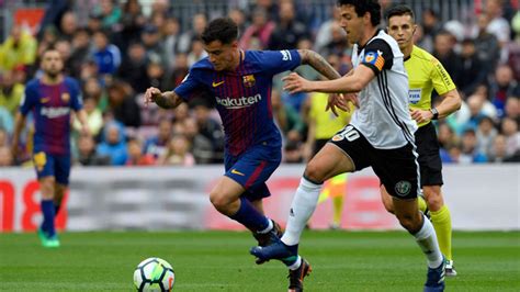 Barcelona vs Valencia: ¿Si hubiese jugado Coutinho en Roma ...