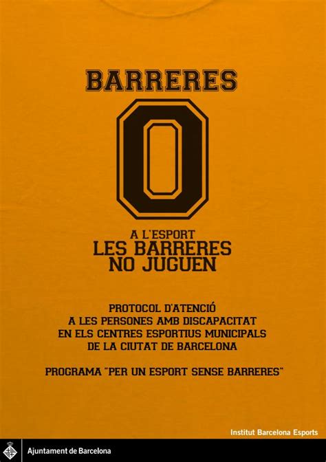 Barreres 0: a l esport les barreres no juguen