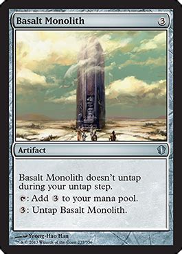 Basalt Monolith from Commander 2013 Spoiler