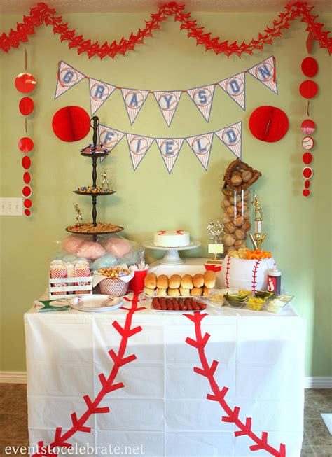 Baseball Birthday Party Ideas   events to CELEBRATE!