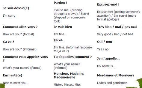Basic French Phrases for Travel Images   Frompo