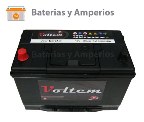 Batería Arranque 100 Ah +Izda | Baterias y Amperios