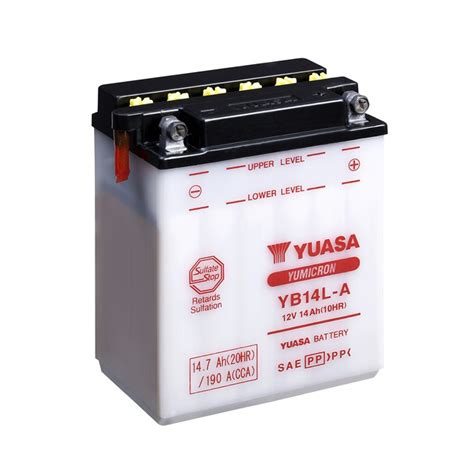 Batterie moto YUASA YB14L A : Norauto.fr
