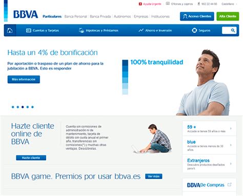 BBVA.es: Transferencias sin comisiones en la nueva banca ...