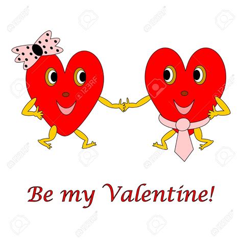 Be My Valentine Funny Hearts