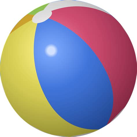 Beach Ball Inflatable · Free vector graphic on Pixabay