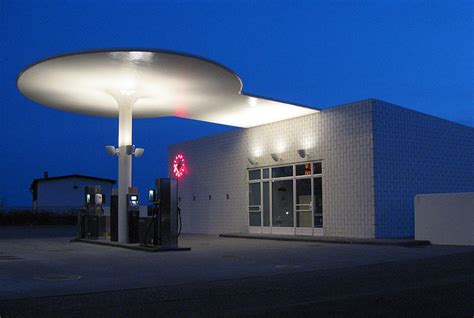 Beautifully styled gas station in Slovakia : pics