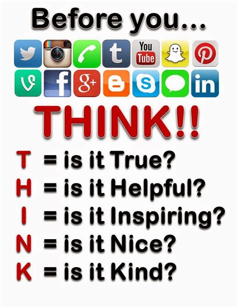 Before you post something, think! ThingLink