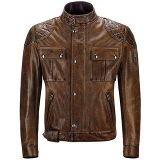 Belstaff Mojave Wax Leather Jacket   Burnt Cuero: Amazon ...
