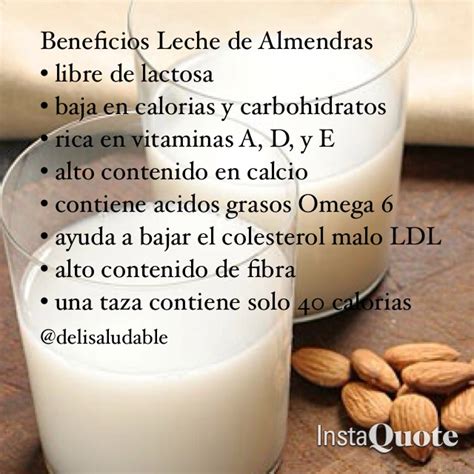 Beneficios de la Leche de Almendras | Beneficios de ...