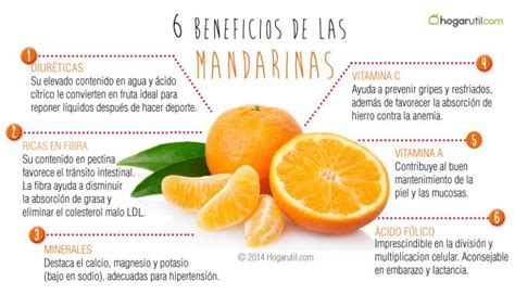 Beneficios de la mandarina para la salud.