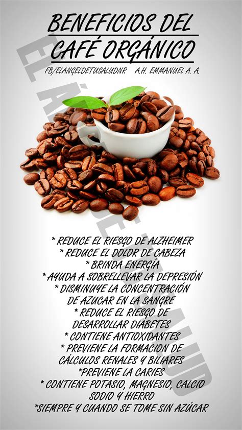 #BENEFICIOS #SALUD #CAFE #ORGANICO #BIENESTAR BENEFICIOS ...
