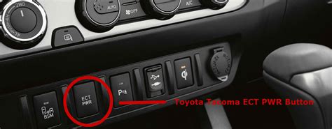 Benefits of the Toyota Tacoma ECT PWR Button