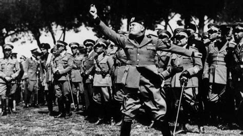 Benito Mussolini  1883 1945 :  Il Duce , dictator van Italië