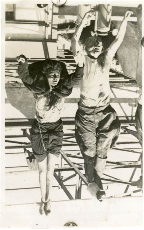 Benito Mussolini and Clara Petacci hanging after execution ...