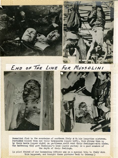 Benito Mussolini, corpse   LCDL Scholar Search