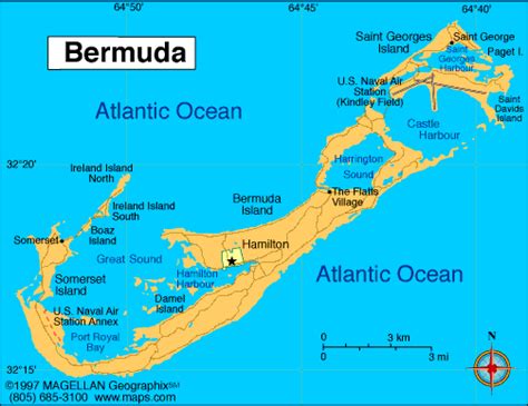 Bermuda Map | Infoplease