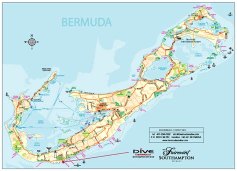 Bermuda Overview Map   Bermuda • mappery