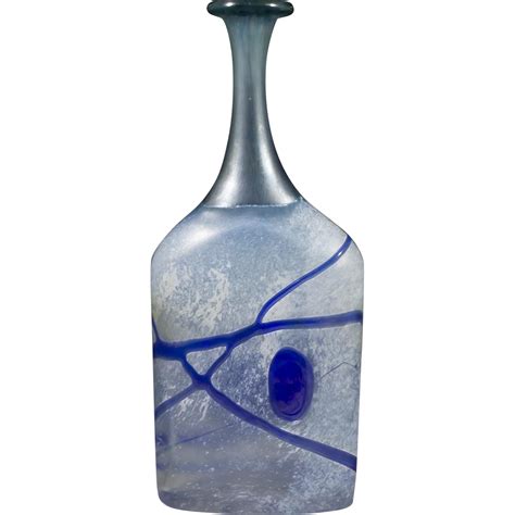 Bertil Vallien For Kosta Boda Signed Galaxy Vase Artist s ...