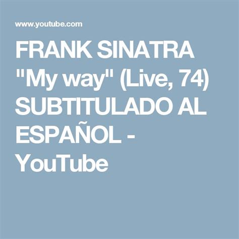 Best 25+ Frank sinatra my way ideas on Pinterest | My way ...