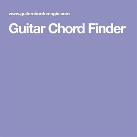 Best 25+ Guitar chord finder ideas on Pinterest | Guitar ...