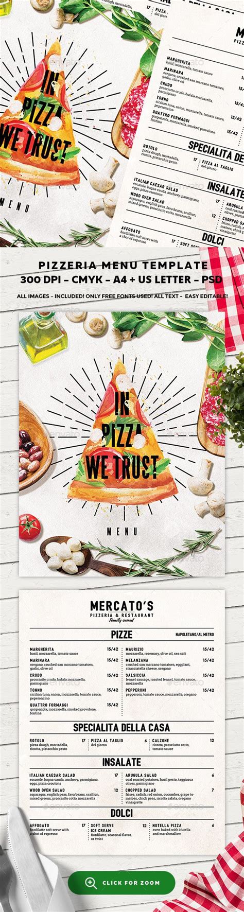Best 25+ Pizza menu design ideas on Pinterest | Pizza menu ...