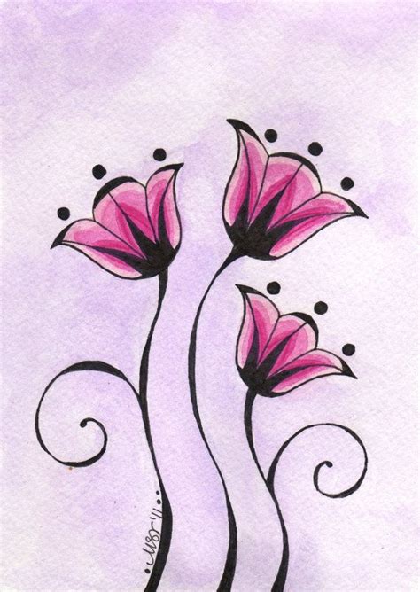 Best 25+ Simple flower drawing ideas on Pinterest | Easy ...