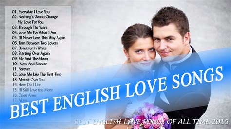 Best English Love Song Ever | Top 30 Romantic Love songs ...