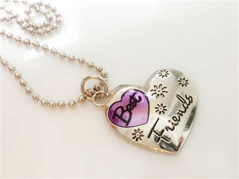Best Friend Necklaces Teen Tween Girl Jewelry Gift Set of Two