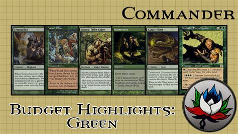 Best Green EDH/Commander Cards for Under $5 – MTG!   YouTube