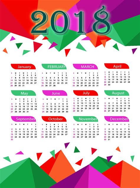 Best Happy New Year 2018 Calendar Images Free Download ...
