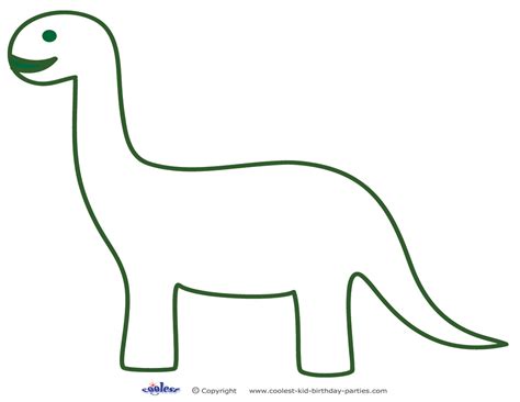 Best Photos of Free Printable Dinosaur Shapes   Dinosaur ...