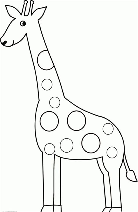 Best Photos Of Giraffe Template For Preschool   Giraffe ...