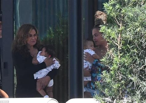 Beyonce and Jay Z s twins Rumi and Sir seen for first time ...