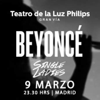 Beyoncé llega a Madrid el 9 de marzo de 2018   Notas de prensa