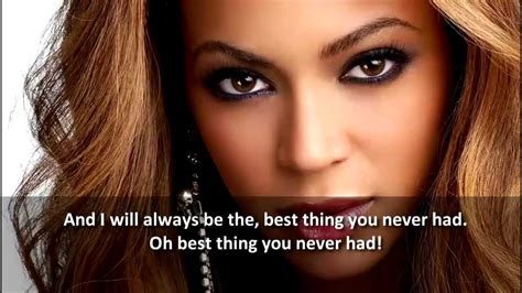 Beyonce New Song  Best Thing I Never Had with Lyrics   YouTube