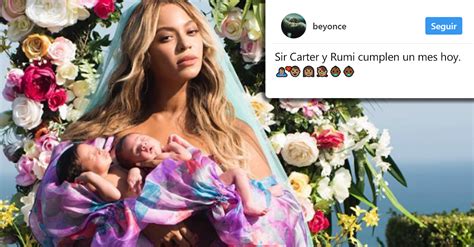 Beyoncé revela a sus gemelos al mundo en una fotografía