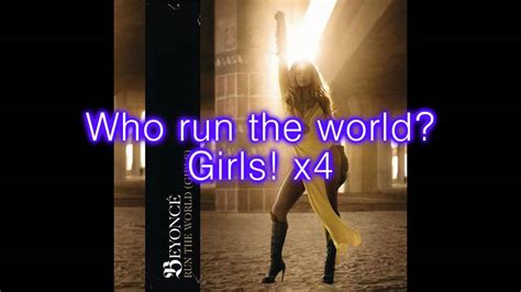 Beyoncé   Run The World  Girls  [Lyrics on Screen]   YouTube
