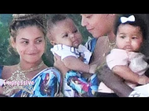 Beyonce s adorable twins Sir and Rumi Carter are spotted ...