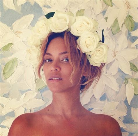 Beyonce Shares Makeup Free Photo on Instagram