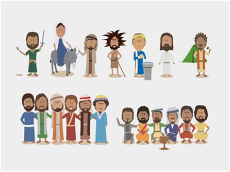 Bible Character Illustrations by Samuel Nudds   Dribbble
