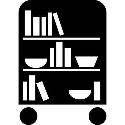 Biblioteca dormitorio de ruedas con los libros | Descargar ...