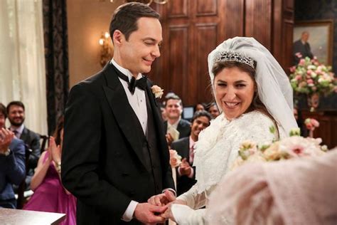 Big Bang Theory : See Photos From Sheldon and Amy s Wedding